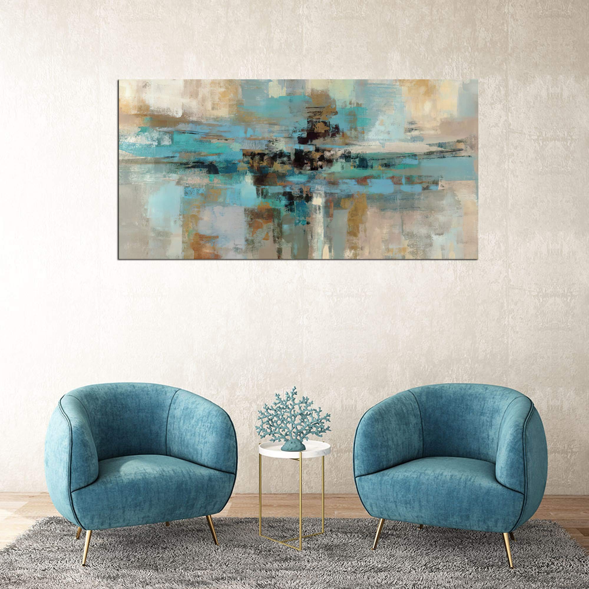 Amazon.com: DZL Art A74775 Canvas Prints Abstract Wall Art Print